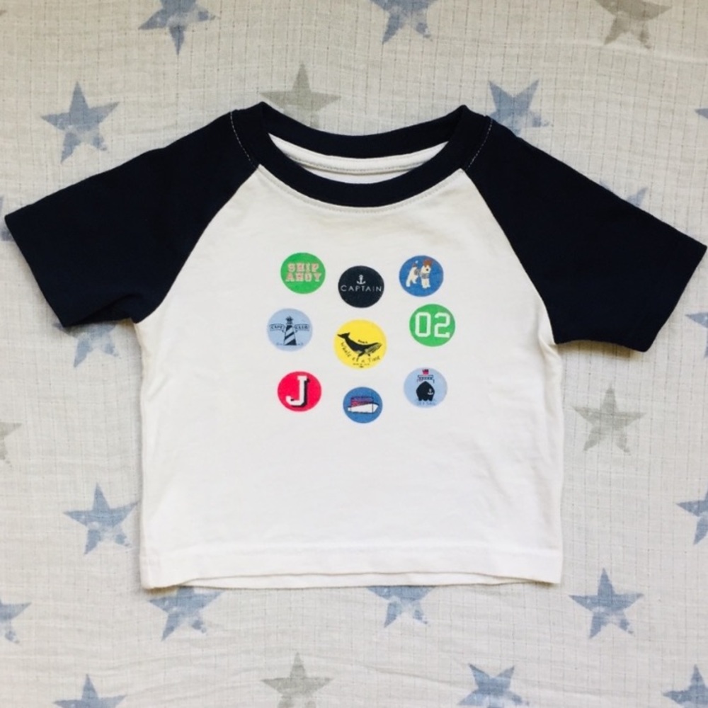 JANIE & JACK • Yacht Themed Cotton T-shirt